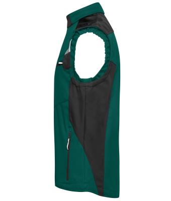 Unisex Workwear Softshell Vest - STRONG - Dark-green/black 8309