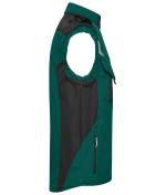 Unisex Workwear Softshell Vest - STRONG - Dark-green/black 8309