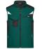 Unisex Workwear Softshell Vest - STRONG - Dark-green/black 8309