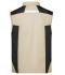 Unisex Workwear Softshell Vest - STRONG - Stone/black 8309