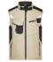 Unisex Workwear Softshell Vest - STRONG - Stone/black 8309