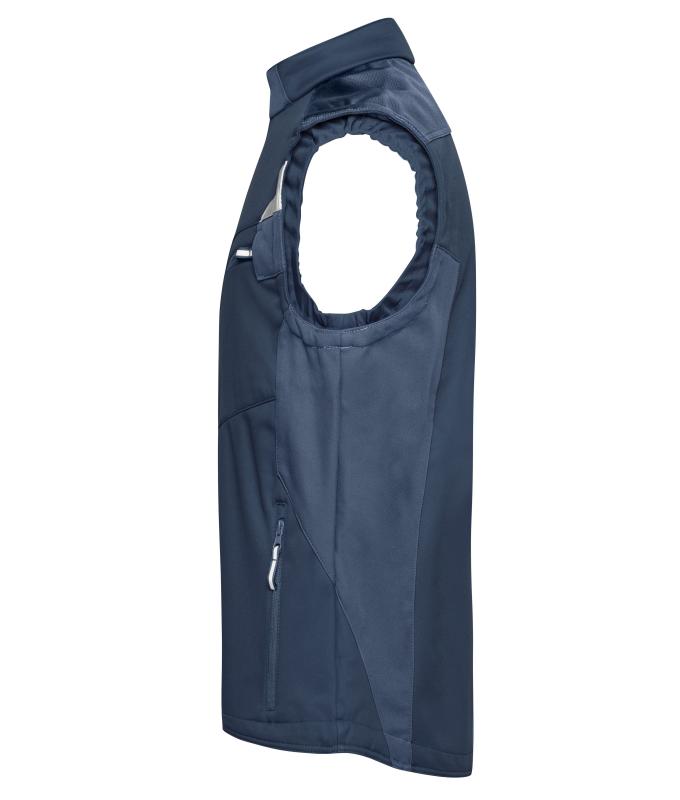 Unisex Workwear Softshell Vest - STRONG - Navy/navy 8309