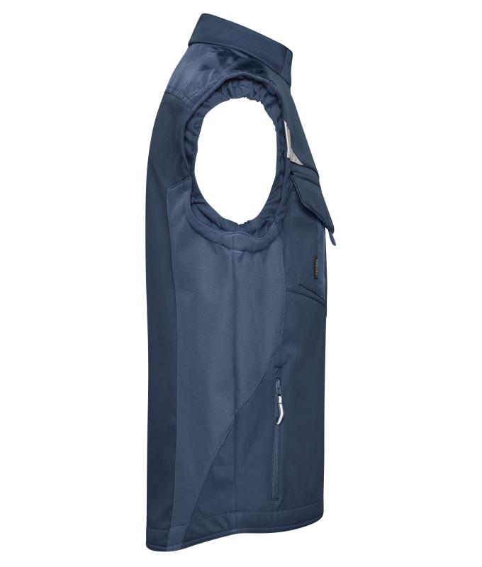 Unisex Workwear Softshell Vest - STRONG - Navy/navy 8309