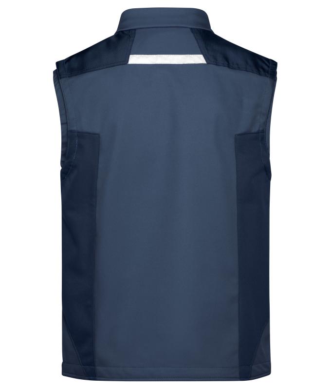 Unisex Workwear Softshell Vest - STRONG - Navy/navy 8309