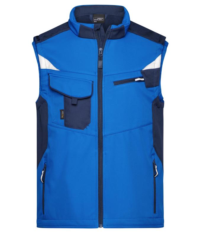 Unisex Workwear Softshell Vest - STRONG - Royal/navy 8309