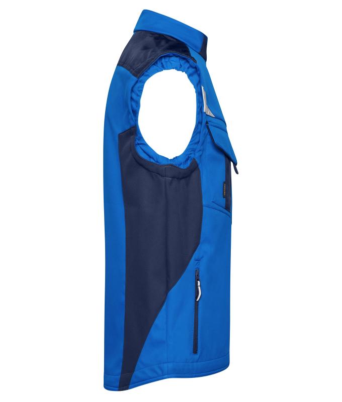 Unisex Workwear Softshell Vest - STRONG - Royal/navy 8309