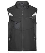 Unisex Workwear Softshell Vest - STRONG - Black/black 8309