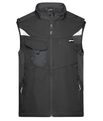 Unisex Workwear Softshell Vest - STRONG - Black/black 8309