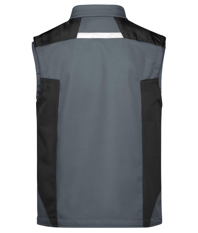 Unisex Workwear Softshell Vest - STRONG - Carbon/black 8309