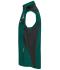 Unisex Workwear Softshell Vest - STRONG - Dark-green/black 8309
