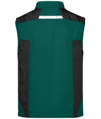 Unisex Workwear Softshell Vest - STRONG - Dark-green/black 8309