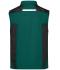 Unisex Workwear Softshell Vest - STRONG - Dark-green/black 8309