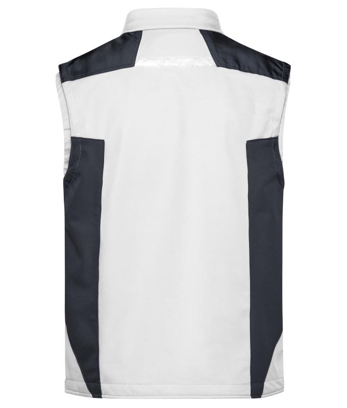 Unisex Workwear Softshell Vest - STRONG - White/carbon 8309