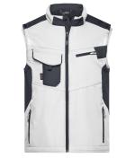 Unisex Workwear Softshell Vest - STRONG - White/carbon 8309