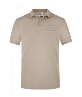 Men Men's Workwear Polo Pocket Stone 8402