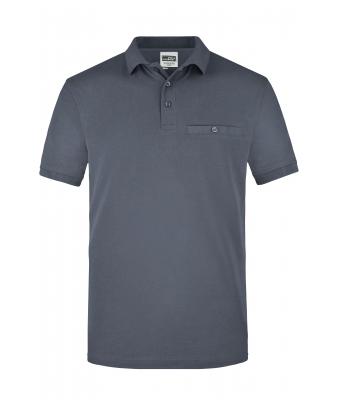 Herren Men´s Workwear Polo Pocket Carbon 8402