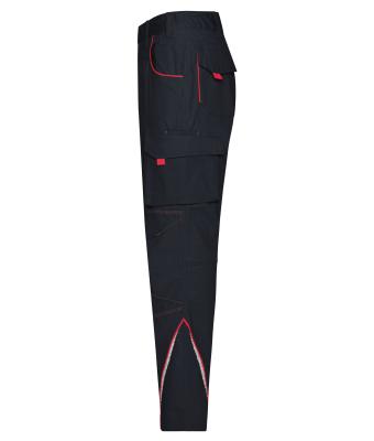 Unisex Workwear Pants  - COLOR - Carbon/red 8524