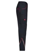 Unisex Workwear Pants  - COLOR - Carbon/red 8524