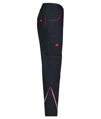 Unisex Workwear Pants  - COLOR - Carbon/red 8524