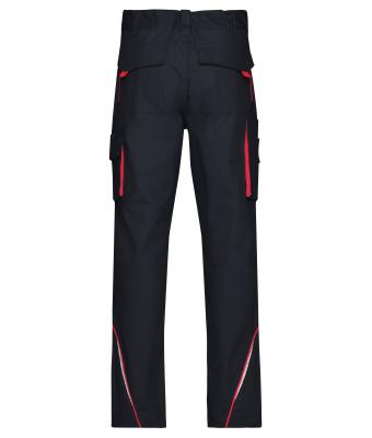 Unisex Workwear Pants  - COLOR - Carbon/red 8524