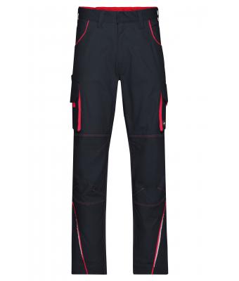 Unisex Workwear Pants  - COLOR - Carbon/red 8524
