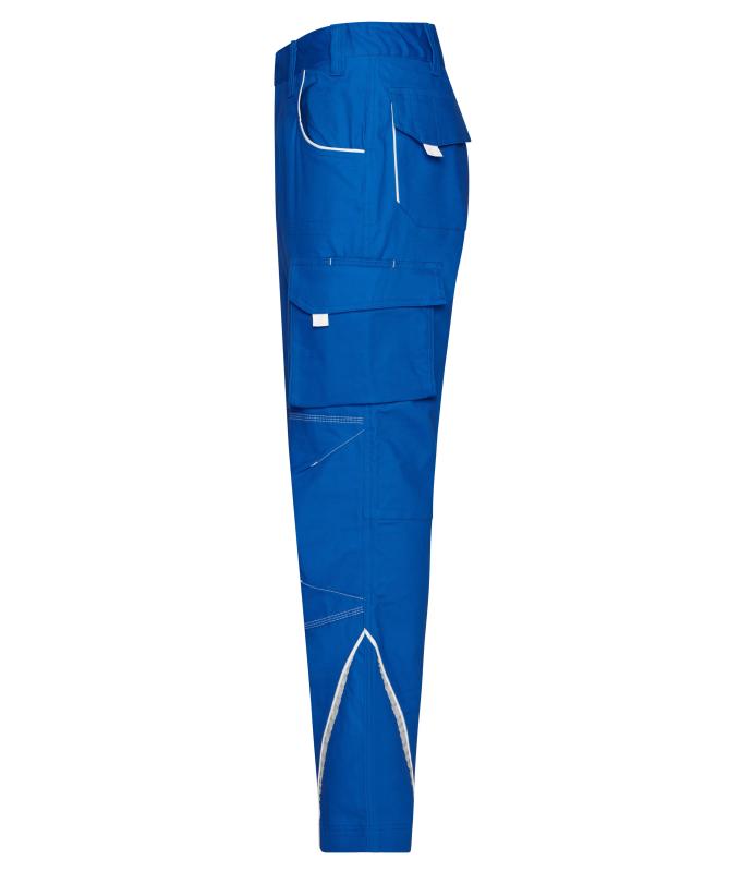 Unisex Workwear Pants  - COLOR - Royal/white 8524