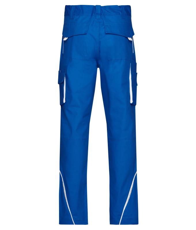 Unisex Workwear Pants  - COLOR - Royal/white 8524