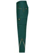 Unisex Workwear Pants - COLOR - Dark-green/orange 8524