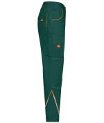 Unisex Workwear Pants - COLOR - Dark-green/orange 8524