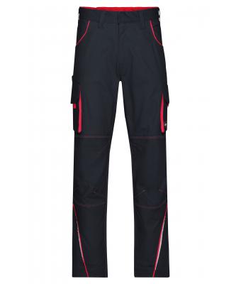 Unisex Workwear Pants - COLOR - Carbon/red 8524