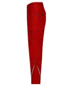 Unisex Workwear Pants - COLOR - Red/navy 8524