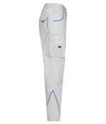 Unisex Workwear Pants - COLOR - White/royal 8524