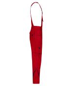 Unisex Workwear Pants with Bib - COLOR - Red/navy 8525