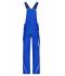 Unisex Workwear Pants with Bib - COLOR - Royal/white 8525