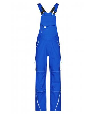 Unisex Workwear Pants with Bib - COLOR - Royal/white 8525