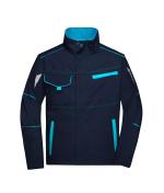 Unisex Workwear Jacket - COLOR - Navy/turquoise 8526