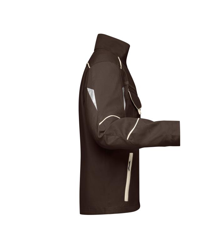 Unisex Workwear Jacket - COLOR - Brown/stone 8526