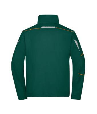 Unisex Workwear Jacket - COLOR - Dark-green/orange 8526