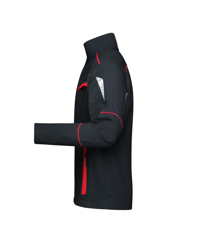 Unisex Workwear Jacket - COLOR - Carbon/red 8526