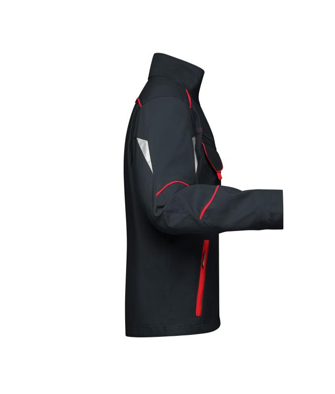 Unisex Workwear Jacket - COLOR - Carbon/red 8526