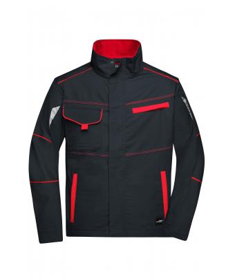Unisex Workwear Jacket - COLOR - Carbon/red 8526