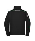 Unisex Workwear Jacket - COLOR - Black/lime-green 8526
