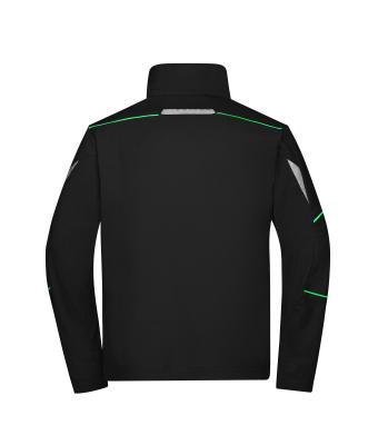 Unisex Workwear Jacket - COLOR - Black/lime-green 8526