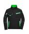 Unisex Workwear Jacket - COLOR - Black/lime-green 8526