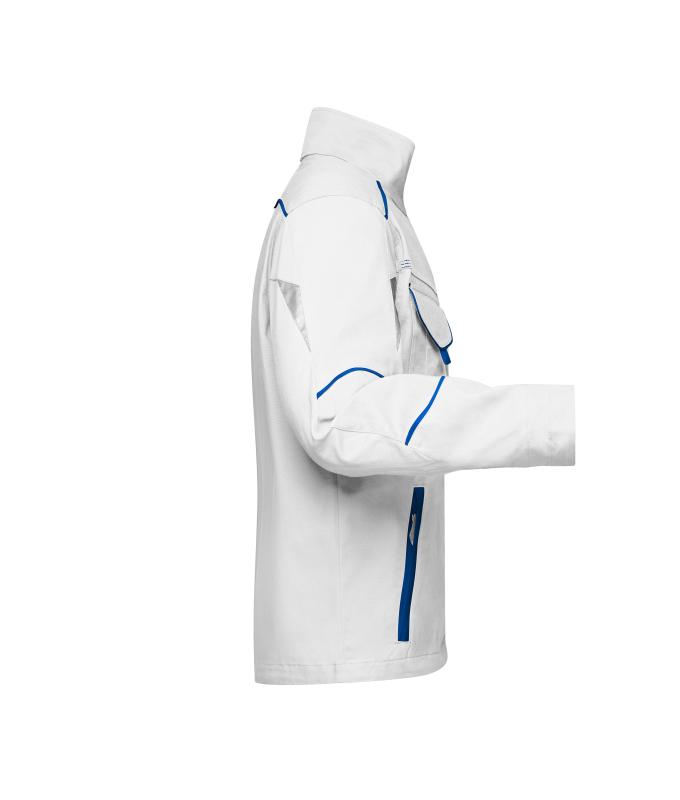 Unisex Workwear Jacket - COLOR - White/royal 8526