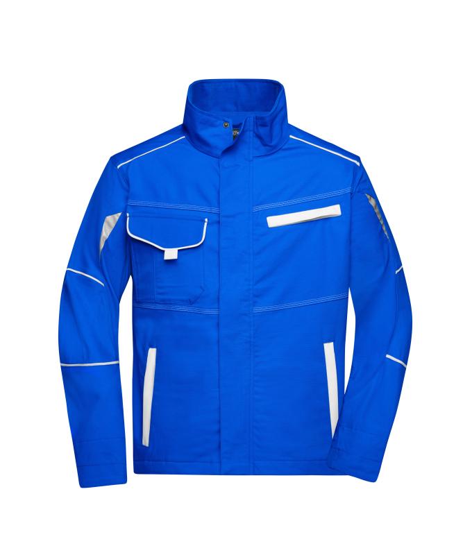 Unisex Workwear Jacket - COLOR - Royal/white 8526
