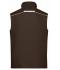 Unisex Workwear Vest - COLOR - Brown/stone 8527