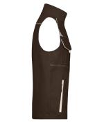 Unisex Workwear Vest - COLOR - Brown/stone 8527