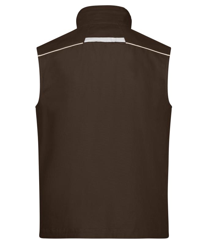 Unisex Workwear Vest - COLOR - Brown/stone 8527