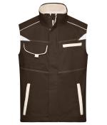 Unisex Workwear Vest - COLOR - Brown/stone 8527